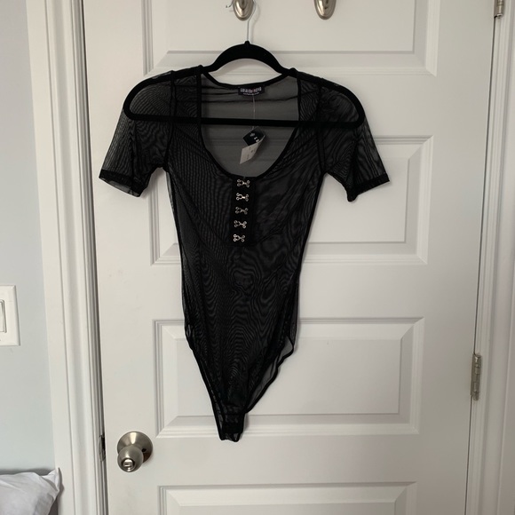 Black Sheer bodysuit - Picture 4 of 7